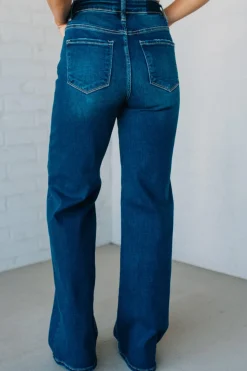 Alysia High Rise Wide Leg Jeans - RISEN