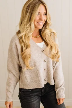 Amy Button Front Cardigan