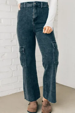 Arden High Rise Stretch Cargos