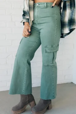 Arden High Rise Stretch Cargos