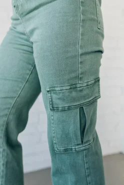 Arden High Rise Stretch Cargos