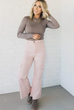 Arden High Rise Stretch Cargos