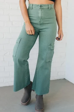 Arden High Rise Stretch Cargos