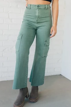 Arden High Rise Stretch Cargos