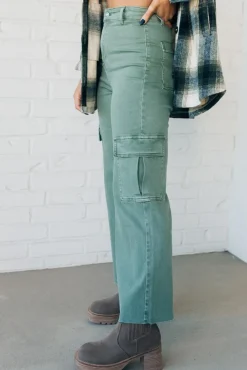 Arden High Rise Stretch Cargos