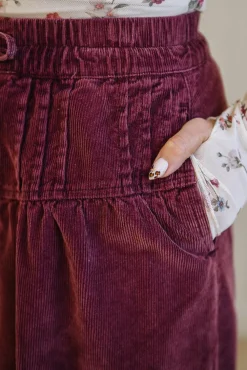 Betty Buttoned Corduroy Pants
