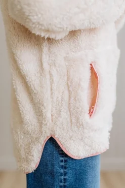 Blocked Sherpa Pullover