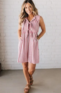 Bradie Bow Detail Mini Dress