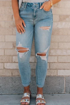 Bri High Rise Skinny Jeans - EUNINA