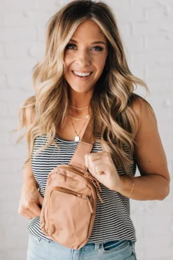 Caroline Crossbody Bag | Caramel