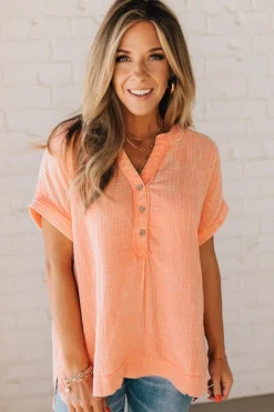 Carter Washed Gauze Henley