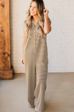 Charly Striped Jumpsuit