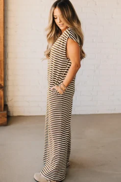 Charly Striped Jumpsuit