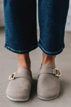 Cleo Slip On Buckled Slides