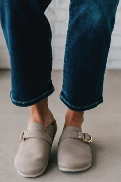 Cleo Slip On Buckled Slides