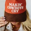 Corduroy Cowboy Trucker Hat
