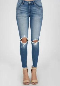 Courtney Distressed Skinny Jeans - KANCAN