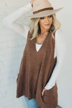 Cozy Pocket Sweater Vest