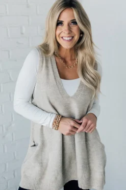 Cozy Pocket Sweater Vest