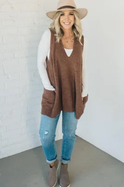 Cozy Pocket Sweater Vest
