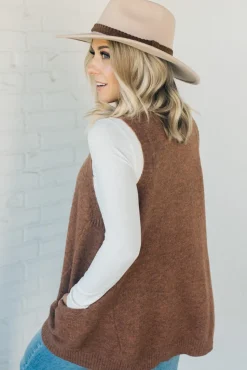 Cozy Pocket Sweater Vest