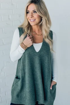 Cozy Pocket Sweater Vest