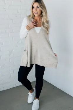 Cozy Pocket Sweater Vest