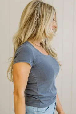 Dani Scoop Neck Baby Tee