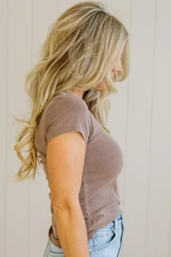 Dani Scoop Neck Baby Tee