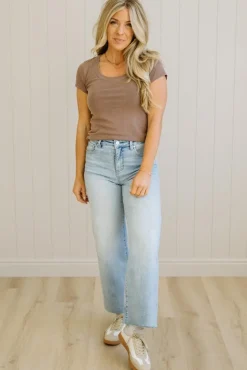 Dani Scoop Neck Baby Tee