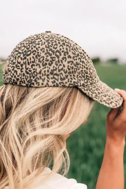 Distressed Leopard Hat