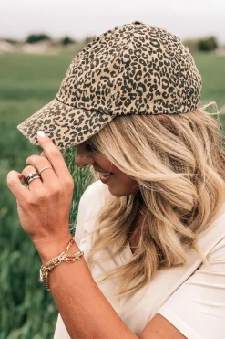 Distressed Leopard Hat
