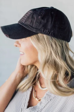 Distressed USA Hat