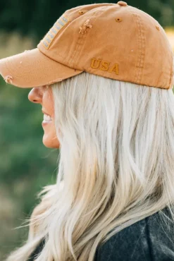 Distressed USA Hat