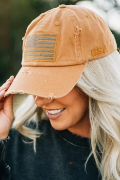 Distressed USA Hat
