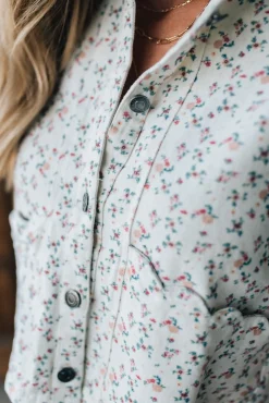 Ditsy Floral Scalloped Vest