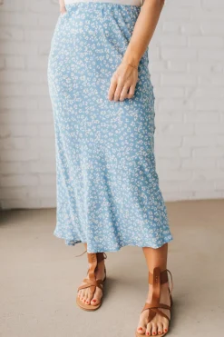 Down the Lane Midi Skirt