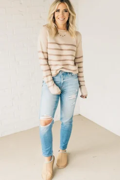 Drew Striped Sweater