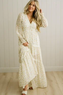 Floral + Lace Button Down Maxi