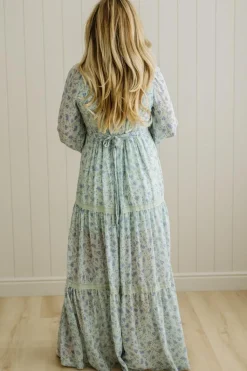 Floral + Lace Button Down Maxi