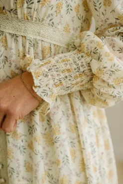 Floral + Lace Button Down Maxi