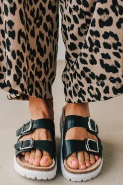 Gabi Double Strap Platforms