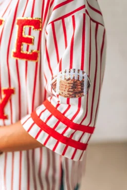 Game Day Football Glitz Tee