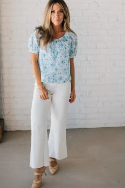 Garden Goddess Flowy Floral Top