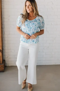 Garden Goddess Flowy Floral Top