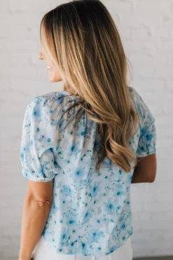 Garden Goddess Flowy Floral Top
