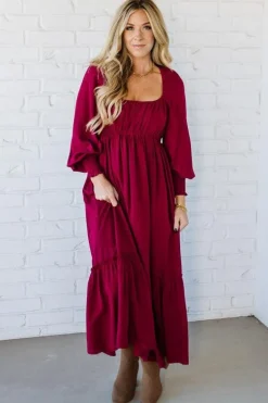 Gathered Empire Waist Maxi