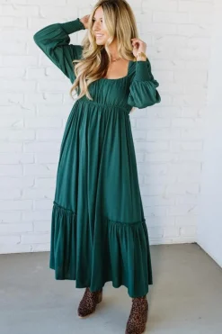 Gathered Empire Waist Maxi