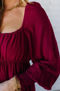 Gathered Empire Waist Maxi