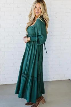Gathered Empire Waist Maxi